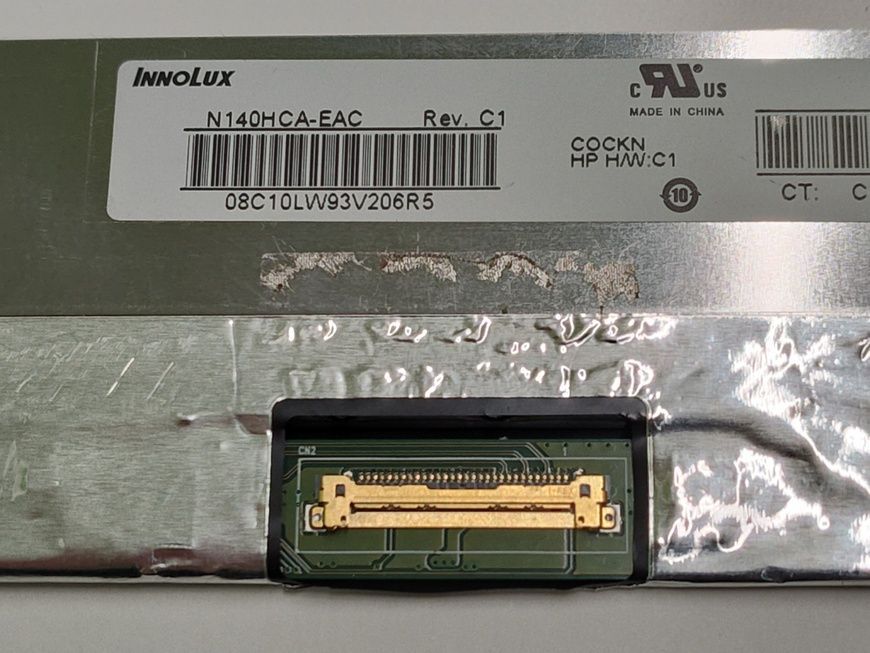 Матриця 14" InnoLux N140HCA-EAC Rev.C1 1920x1080, IPS, матова 30 pin б/в 00-00001932, 2005261603 2173        фото