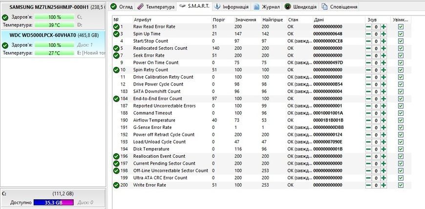 Накопичувач даних HDD 2,5" 500 Gb Western Digital WD5000LPCX б/в 00-00002673 3015        фото