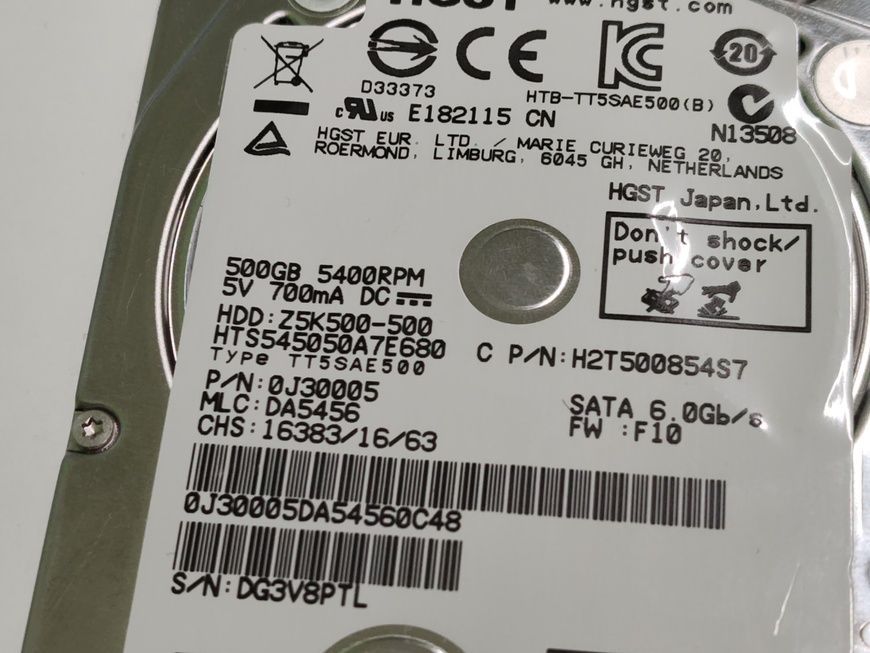 Накопичувач даних HDD 2,5" 500 Gb Z5K500-500 б/в 00-00002542 2720        фото