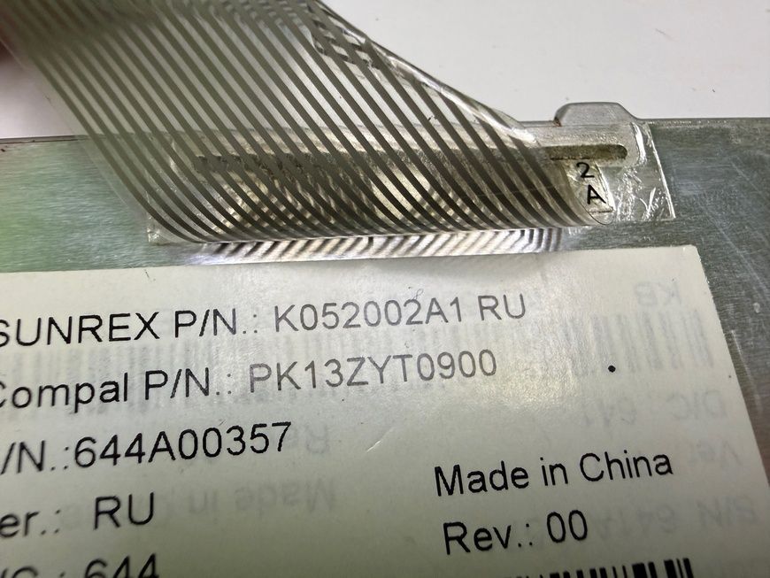 Клавіатура Acer TravelMate 2490 K052002A1 б/в 00-00002277 2519        фото