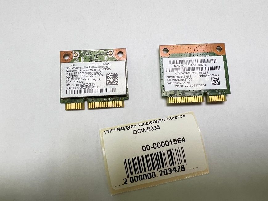 WiFi модуль Qualcomm Atheros QCWB335 б/в 00-00001564 1838        фото