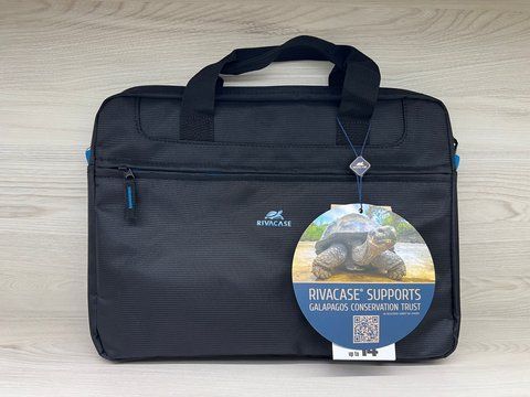 Сумка для ноутбука 14" чорна RivaCase 8027 1215        фото