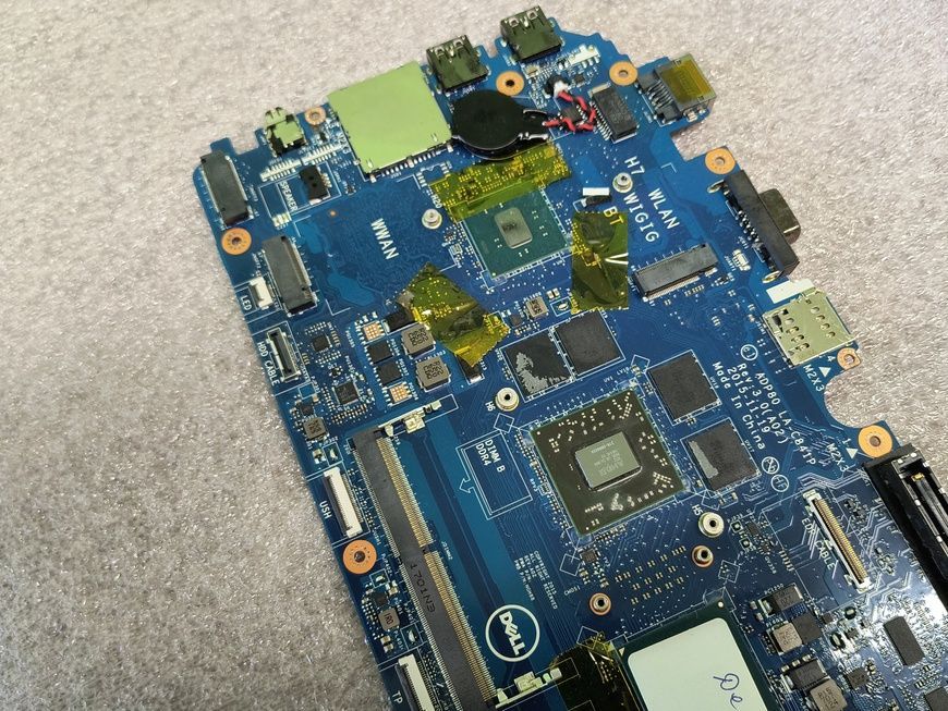 Материнська плата робоча з ДЕФЕКТОМ* Dell LA-C841P Rev:3.0 (A02) ADP80 Precision 3510 1330        фото