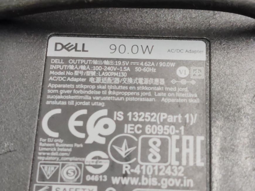 Блок живлення Dell 90W 5.0х7.4мм б/в 00-00000473 1648        фото
