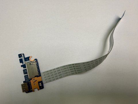 Плата Card Reader, USB + шлейф LS-E795P HP 250 G6 б/в 00-00002100 2333        фото