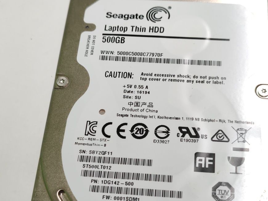Накопичувач даних HDD 2,5" 500 Gb SeaGate ST500LT012 б/в 00-00002499 2678        фото