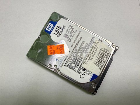 Накопичувач даних HDD 2,5" 1 Tb Western Digital WD10JPVX б/в 00-00002514 2953        фото