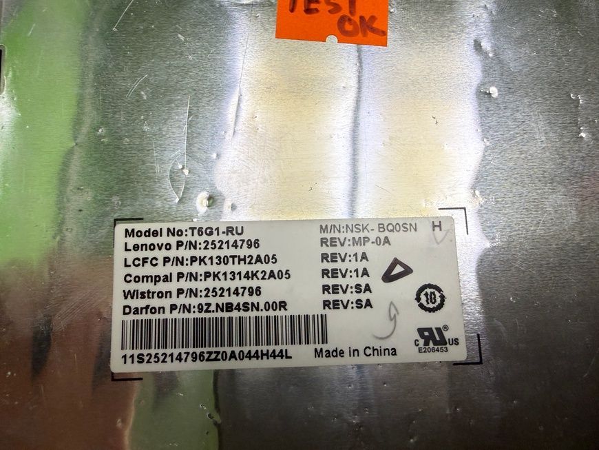 Клавіатура Lenovo G50-30 25214796 9Z.NB4SN.00R б/в без дефектів 00-00002791 2978        фото