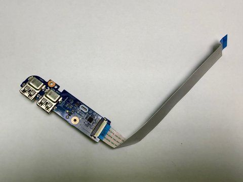 Плата 2х USB з шлейфом LS-H327P HP 250 G8 255 G8 б/в 00-00002722 2897        фото