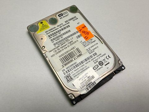 Накопичувач даних HDD 2,5" 120 Gb Western Digital WD1200BEVS б/в 00-00002615 2788        фото