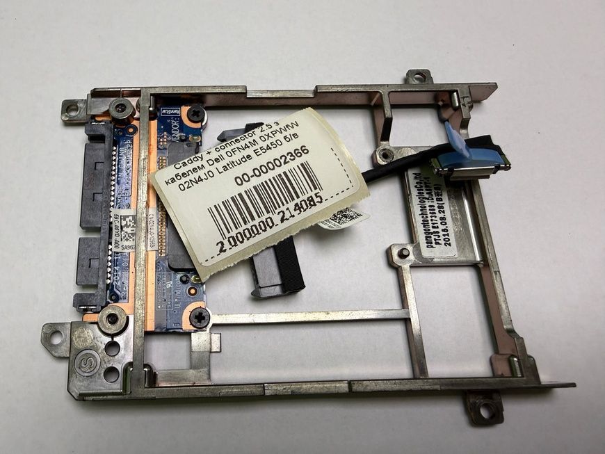 Caddy + connector 2.5 з кабелем Dell 0FN4M 0XPWfW 02N4J0 Latitude E5450 б/в 00-00002366 2586        фото