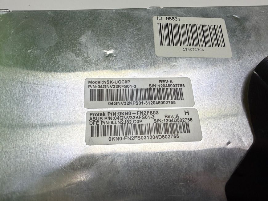 Клавіатура Asus A52 K52 N53 G72 G73 9J.N2J82.C0P б/в 00-00002296 2538        фото