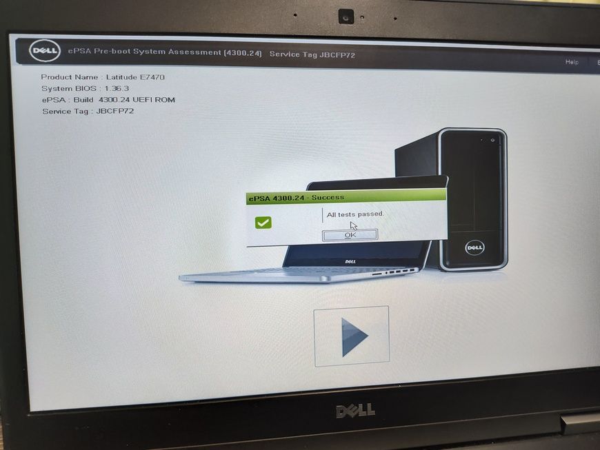 Материнська плата Dell AAZ60 LA-C461P Rev:1.0 (A00) Intel Core i7-6600u Latitude 7470 б/в робоча з дефектом 00-00002199 2440        фото