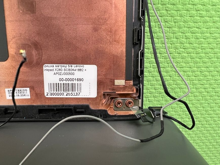 Кришка матриці б/в Lenovo Thinkpad X260 SCB0K41882 + AP0ZJ000500 1960        фото