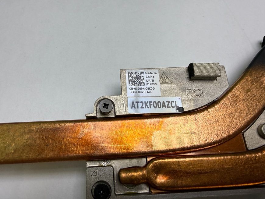 Радіатор Dell Precision 7540 01209N AT2KF00AZCI б/в 00-00002380 2601        фото